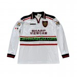 Camisolas de futebol Manchester United Beckham 7 Retro Equipamento Alternativa 1998-1999 Manga Comprida